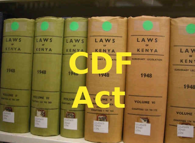 Photo of CDF – Constituencies Development Fund Act, 2013