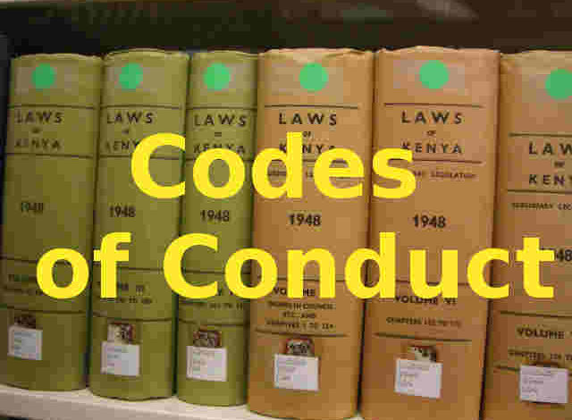 Photo of Codes of Conduct