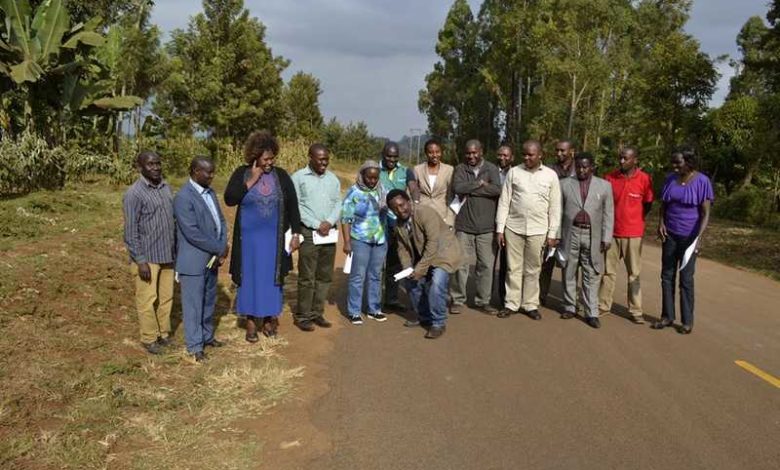 Embu MCAs inspect road in other county