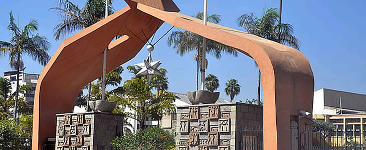 Gate to the Kenyan Parliament