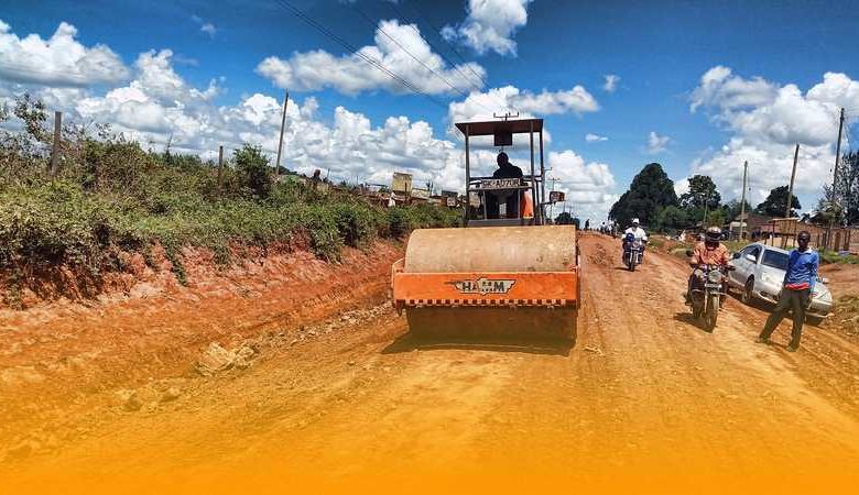Building a road in Trans Nzoia