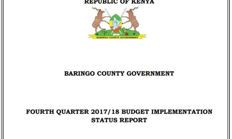 Photo of Quarterly Budget Implementation Reports